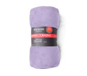 Manta de franela color lavanda 220*240cm
