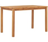 Maison exclusive - mesa de comedor para jardín madera maciza de teca 120x70x77 cm