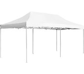 Carpa de recepción plegable aluminio 6 x 3 m blanco