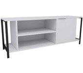 Mueble tv bond blanco negro