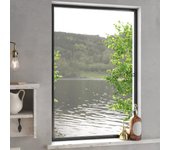 Mosquitera para ventanas antracita 90x120 cm