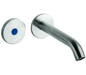 Grifo de lavabo electrónico oculto en aisi 316l con caño y alimentación de 230 v - idral