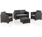Wellhome conjunto de jardin confort, grafito