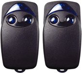 2 x flo2r-s 433,92 mhz mando a distancia eléctrico para puerta de garaje de 2 botones, compatible con el mando a distancia para puerta de garaje nic