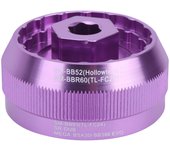 Herramienta para copa de pedalier ztto bike 5 en 1 multifunción bb9000 bbr60 bsa30 fsa386 bbt2 para ciclistas (morado)