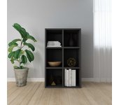 Estantería/aparador | aparador de comedor | armario de cocina madera de ingeniería negro 66x30x98 cm cfw38435