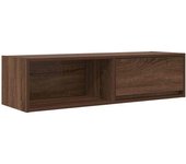Mueble de tv | mueble de salón | mesa de tv madera de ingeniería marrón roble 100x31x25,5 cm cfw98555