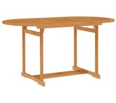 Maison exclusive - mesa de jardín de madera maciza de teca 150x90x75 cm