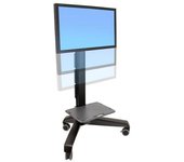 Ergotron neo-flex mobile mediacenter ld negro panel plano carro multimedia