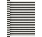 Alfombra de tienda de campaña gris antracita y blanca 250x550cm