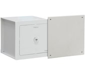 Arregui elek 22500w-s1 caja fuerte camuflada tras tapa de registro eléctrico, caja fuerte empotrable en pared, caja de seguridad, 20x20x21 cm, 5 l