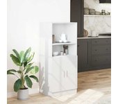 Mueble de cocina blanco 57x41,5x131,5 cm de madera contrachapada