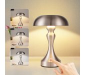 Lámpara de noche led nettlife, táctil, regulable, inalámbrica, con batería, vintage, recargable por usb