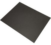Tablero de fibra de carbono de alta dureza, resistente a la corrosión, placa de hoja de fibra de carbono 3k, sarga mate para coches y aviones rc