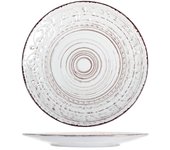 H&h courtyard set 6 piatti piani bianchi cm 27,5