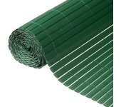 Biombo de jardín de pvc de doble cara 1x3 m nature green