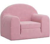 Sofá cama | sofá de salón | sofá de descanso para niños felpa suave rosa cfw84670