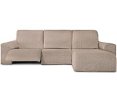 Funda chaise longue derecha modelo 0 premium roc brazo corto visón