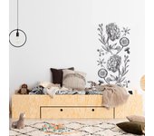 Cama 90x200 con somier y cajón tristan madera