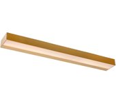 Lucide alexa - lámpara de pared baño - led - 1x8w 3000k - ip44 - oro mate / latón