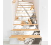 Vinilo adhesivo para escaleras - plumas