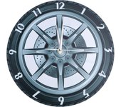 Decoración del hogar del reloj de pared del neumático del metal