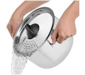 Barazzoni scolaveloce, acciaio inox 18/10, argento, 5.5 + litri