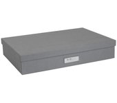 Caja de almacenamiento tamaño a3 con portafichas - sverker