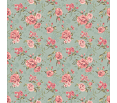 Papel pintado floral rosas vintage