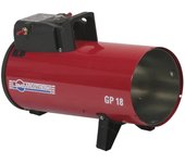 Calefactor industrial gas kekai gp18m 42,5x18x28 cm con ventilador eléctrico incluido