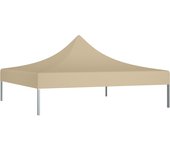 Techo de carpa para celebraciones beige 2x2 m 270 g/m2