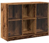 Aparador | aparador de comedor | armario de cocina de madera de ingeniería envejecida 102x37x75,5 cm cfw74926