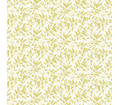 Papel pintado floral amarillo
