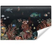 Papel pintado vlieseline foto animales arrecife de coral para habitación 315cm x 210cm