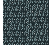 Papel pintado floral azul y verde
