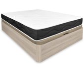 Duérmete online pack canapé abatible drago cambria 135x190 cm +colchón viscoblack - viscoelástico, (envio y montaje incluido)