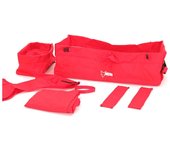 Set completo de tela - fuxtec - carrito de transporte en rojo ct500r