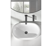 Imex - grifo monomando lavabo empotrado | grifo baño mezclador agua fria y caliente | serie nápoles | color black gun metal