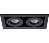 Lucide chimney - foco empotrable en el suelo - 2xgu10 - negro