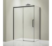 Bernstein - mampara de ducha acristalada, cabina de ducha angular con puertas correderas - 170x70x195cm - dx906