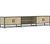 Mueble tv | mueble de salón | mesa de tv madera de ingeniería roble sonoma 210x35x41 cm cfw97586
