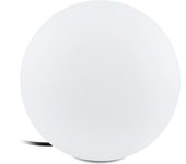 Lámpara de pie para exterior eglo monterolo blanco 1 bombilla e27 30cm