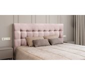 Cabecero cama canada deluxe largo tapizado tejido antimanchas rosa palo 105*125