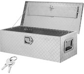 Vevor 30 x 13 x 9 6 caja de herramientas de barra de aluminio resistente para camioneta
