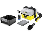 K�rcher - oc 3 outdoor cleaner + bike box - autonomia 15 min, portata max 2 l/m - box con spazzola, panno e detergente per veicoli