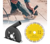 Cubierta antipolvo para amoladora angular de 180 grados cubierta protectora para corte q‑180 juego de protección para hoja de sierra de