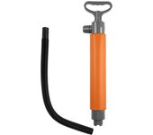 Bomba de agua portátil de mano con manguera de extensión de mayor eficiencia para deportes acuáticos, color amarillo