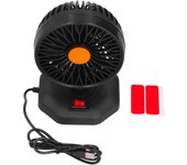 Mini ventilador usb con rotación de 360 grados, equipo de refrigeración eléctrico ajustable para coche, hogar y oficina