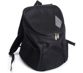 Bolsa de transporte para mascotas, mochila para perros, mochila de transporte, mochila de transporte para mascotas, color negro, 45 x 36 x 31 cm