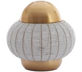 Light & living - lámpara de mesa - cetara - plateado - metal - lámpara de noche - e27 - 1888823
